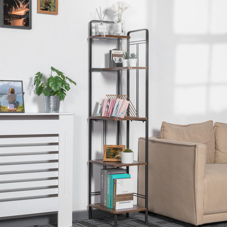 Williston Jonel 150Cm H x 37Cm W Corner Bookcase Wayfair.co.uk